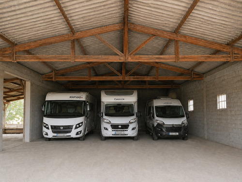 Photo de l'annonce : Places d'hivernage en intérieur dans bâtiment fermé sécurisé